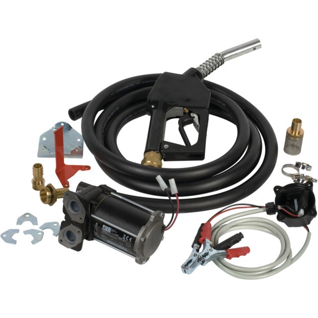 KIT Pompe Gasoil Portable 50L/MN 12V Pistolet Auto référence fournisseur 251513